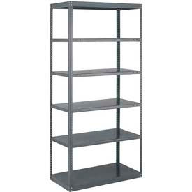 Tri-Boro Sturdi-Frame Offset6 Shelf 18 Ga Open Solid Shelving Starter 36