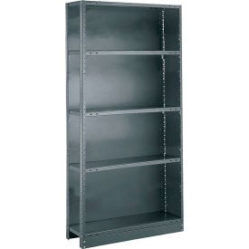 Tri-Boro Boxer 5 Shelf 18 Ga Closed Perforated Steel Shelving Add On 42
