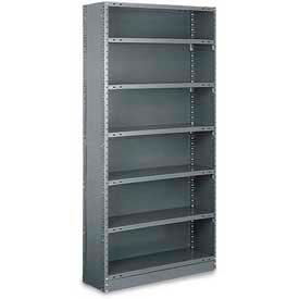Tri-Boro Boxer 5 Shelf 18 Ga Closed Perforated Steel Shelving Starter 48