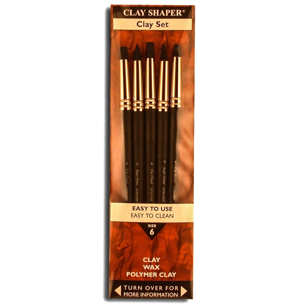 Colour Shaper Modeling Tools, Assorted Shapes, No. 6, Set Of 5 MPN:14900