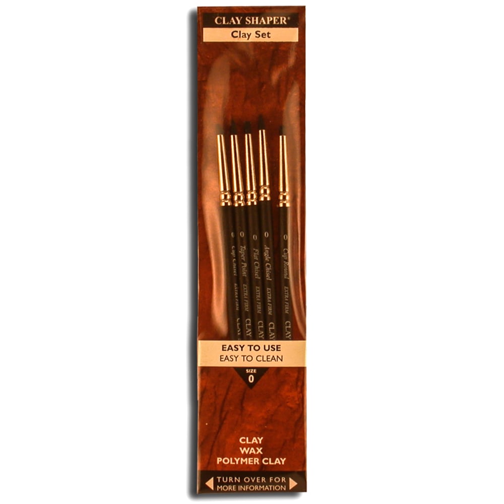 Colour Shaper Modeling Tools, Assorted Shapes, No. 0, Set Of 5 MPN:14901