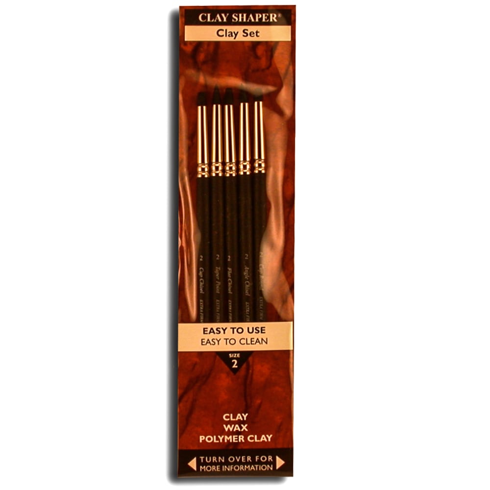 Colour Shaper Modeling Tools, Assorted Shapes, No. 2, Set Of 5 MPN:14902