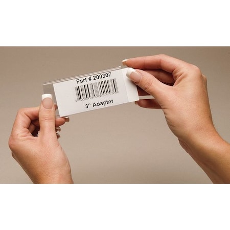 Label Holder, Snap-In, 1x3 In, PK25 MPN:TR-1300
