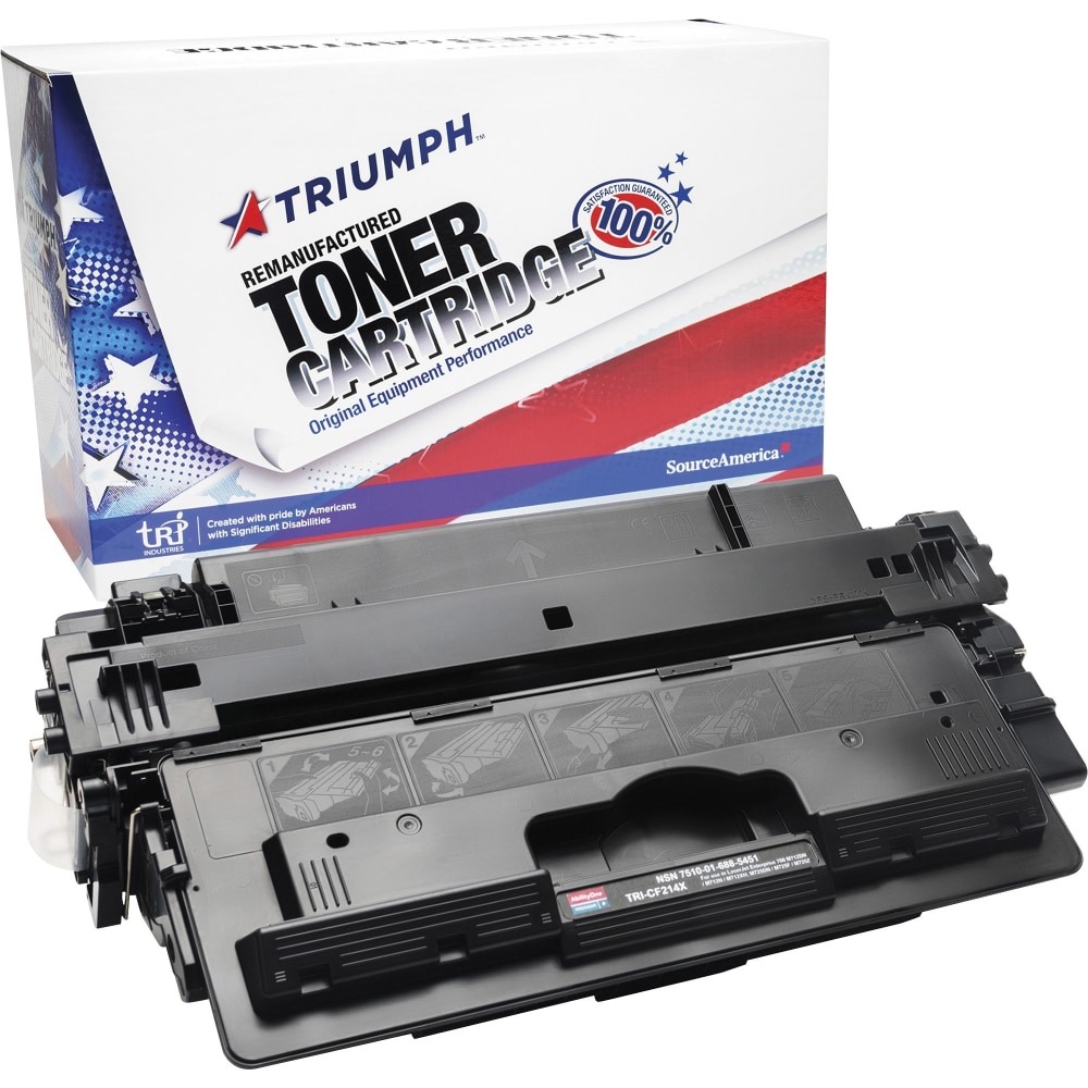 SKILCRAFT Remanufactured Laser Toner Cartridge 14X - Black - 1 / Carton - 17500 Pages MPN:6885451