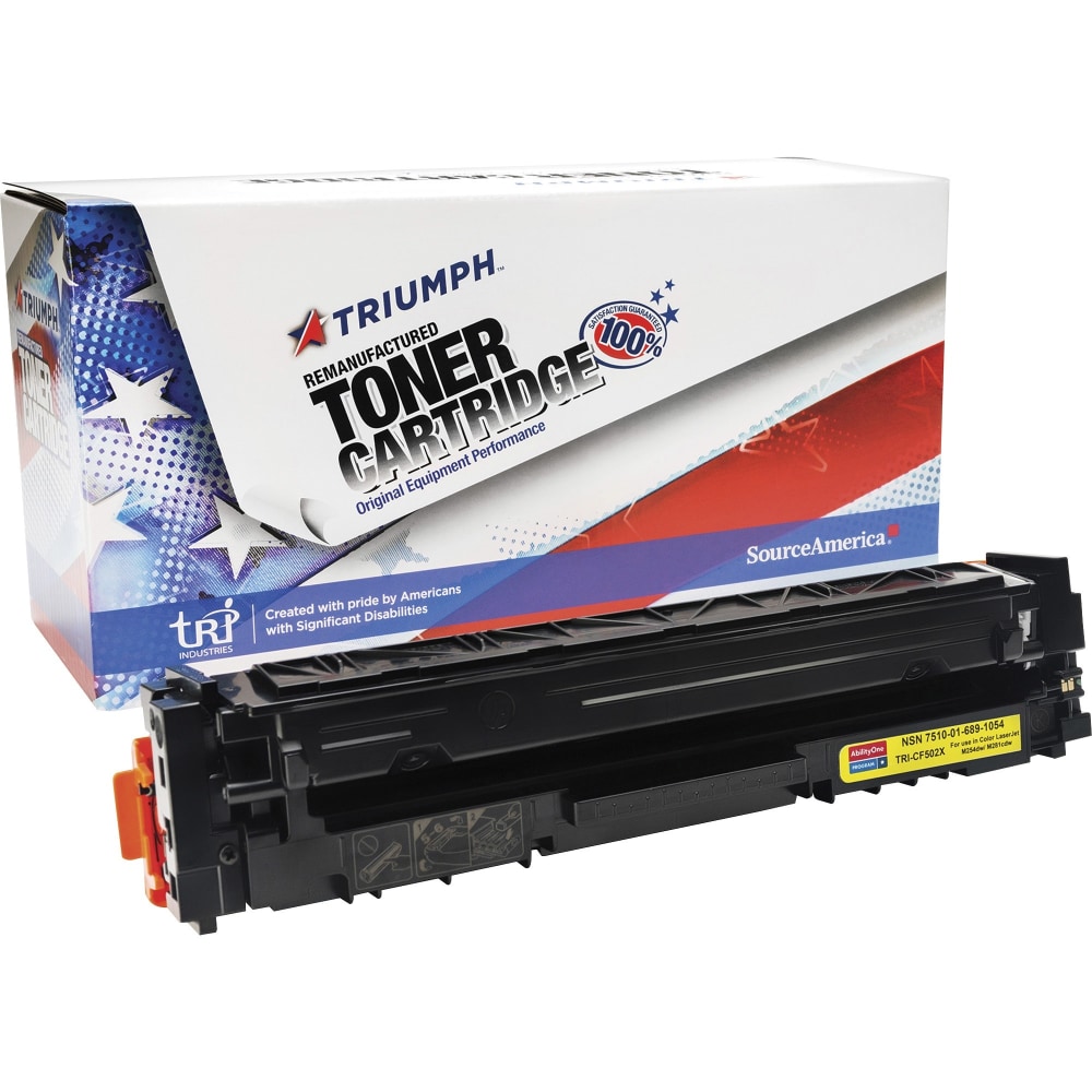 SKILCRAFT Remanufactured Laser Toner Cartridge 202X - Yellow - 1 / Carton - 2500 Pages MPN:6891054