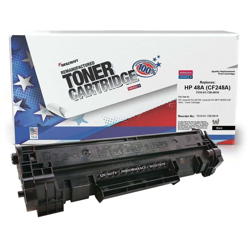 SKILCRAFT Remanufactured Laser Toner Cartridge - Alternative for HP CF248A - Black - 1 / Each - 1000 Pages MPN:7260616