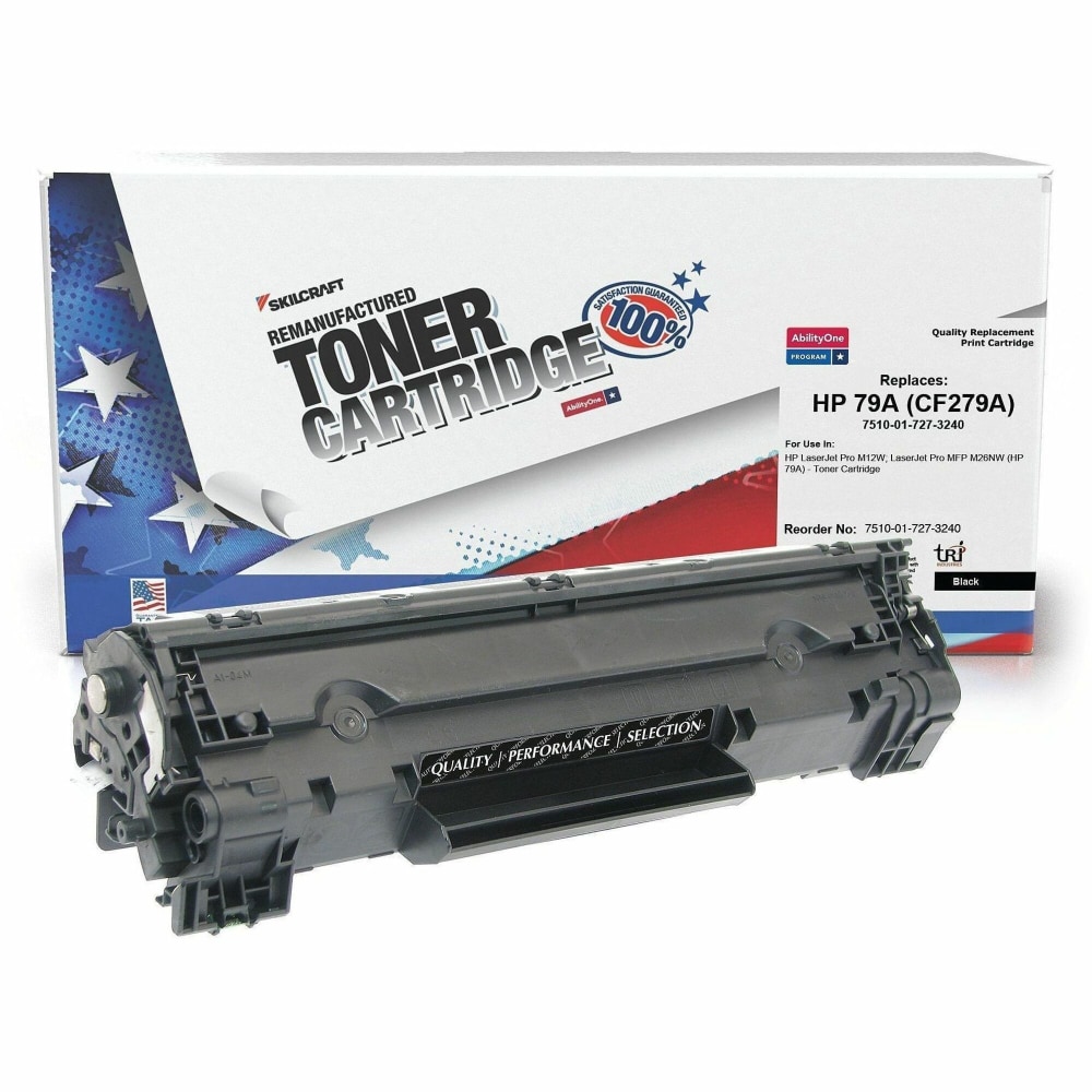 SKILCRAFT Remanufactured Laser Toner Cartridge - Alternative for HP CF279A - Black - 1 / Each - 10000 Pages MPN:7273240
