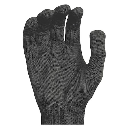 Knit Gloves, Polyester, None Black, M, 12 PK MPN:TSG-277-M