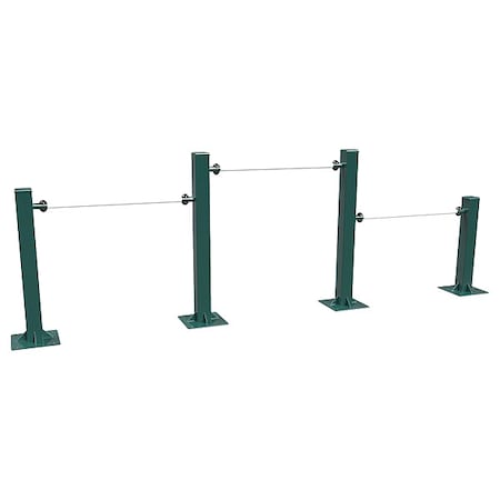 Multi-Bars, 88 in H, Beige/Green MPN:MBAR