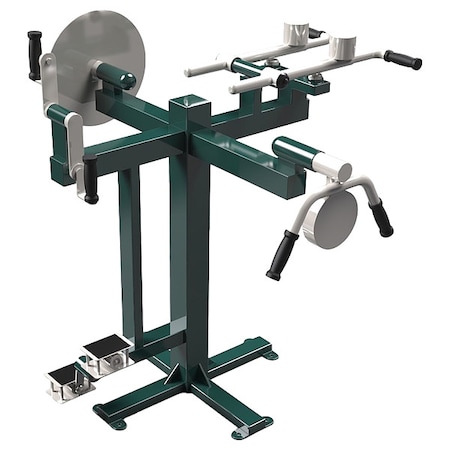 Accessible Multi-Gym, 54 in H, Beige/Green MPN:MGYM