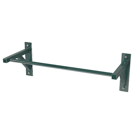 WallMountedPull Up Bar, 18in H, Green MPN:WBAR