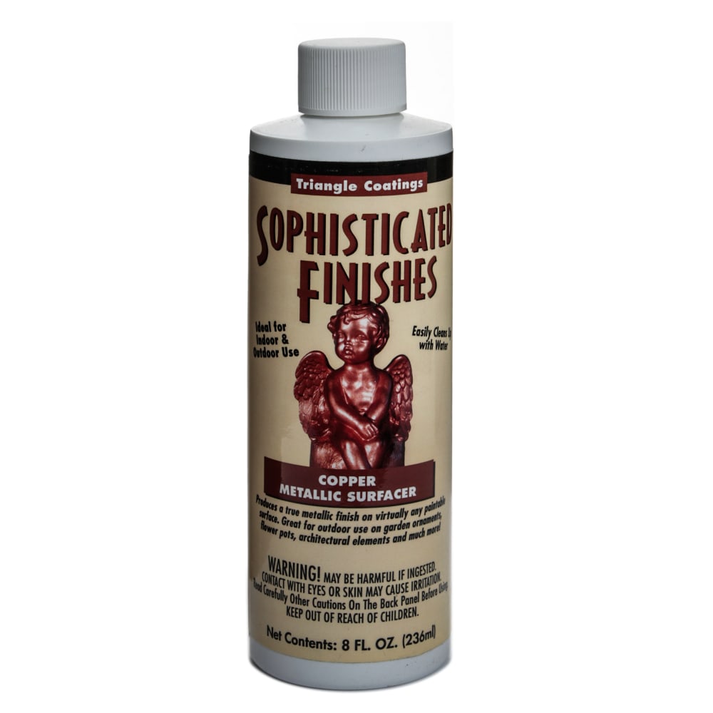 Triangle Coatings Sophisticated Finishes Metallic Surfacers, 8 Oz, Copper MPN:CT6