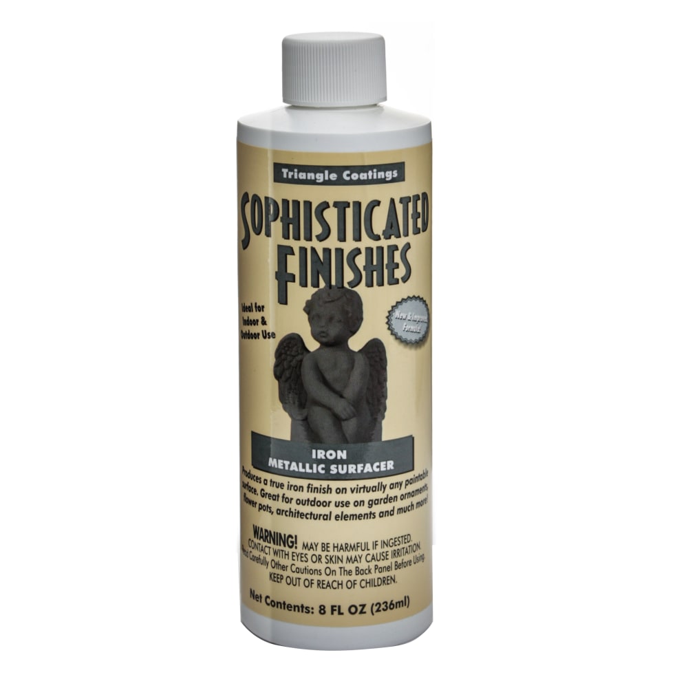 Triangle Coatings Sophisticated Finishes Metallic Surfacers, 8 Oz, Iron MPN:II6