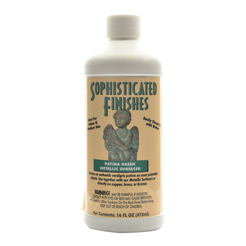 Triangle Coatings Sophisticated Finishes Patina Green Antiquing Solution, 16 Oz MPN:PG1