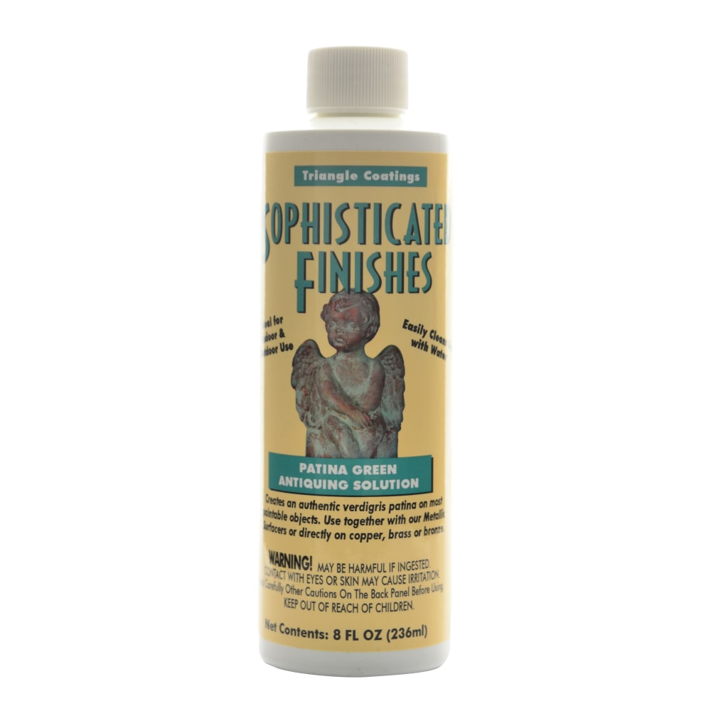 Triangle Coatings Sophisticated Finishes Patina Green Antiquing Solution, 8 Oz MPN:PG6