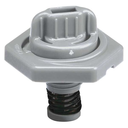 Breather Vent, HDPE/PVC, 1.50 in. H, Gray MPN:24017
