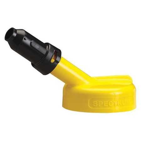 Storage Lid, HDPE, 6.25in.H, 5.75inL, Yellow MPN:34420