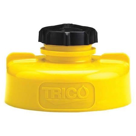 Storage Lid, HDPE, 3.25 in. H, Yellow MPN:34430