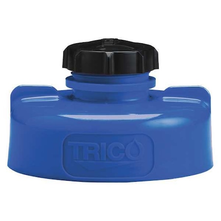 Storage Lid, HDPE, 3.25 in. H, Blue MPN:34432