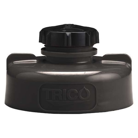 Storage Lid, HDPE, 3.25 in. H, Black MPN:34434
