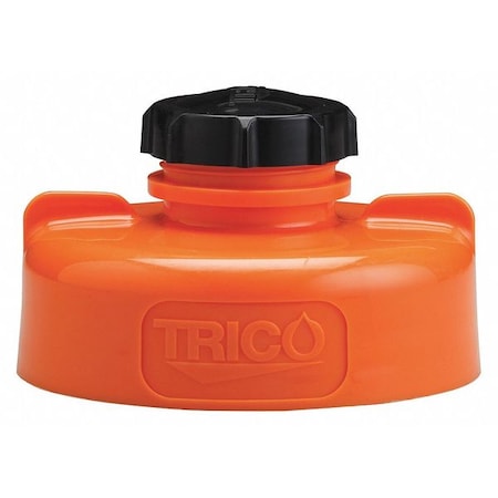Storage Lid, HDPE, 3.25 in. H, Orange MPN:34435