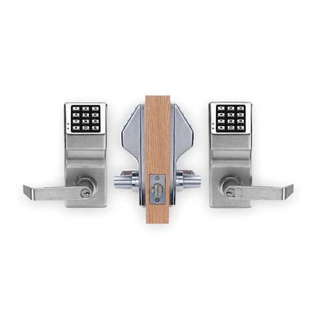 Electronic Lock, Satin Chrome, 12 Button MPN:DL5200 US26D