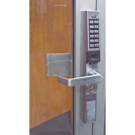 Electronic Lock, Brushed Chrome, 12 Button MPN:PDL1300/26D1
