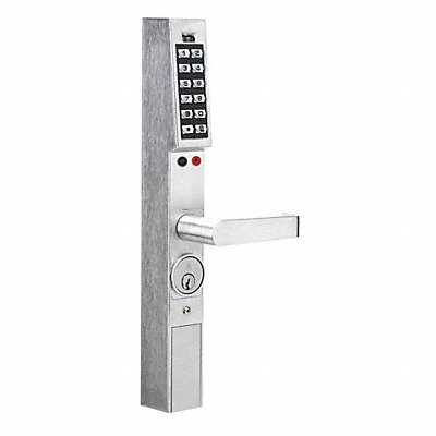 Electronic Lock Brushed Chrome 12 Button MPN:DL1300 US26D