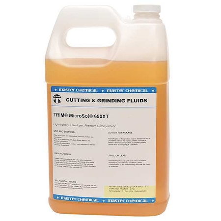 Semi-Synthetic Coolant, Amber, Jug, 1 gal. MPN:MS690XT-1G