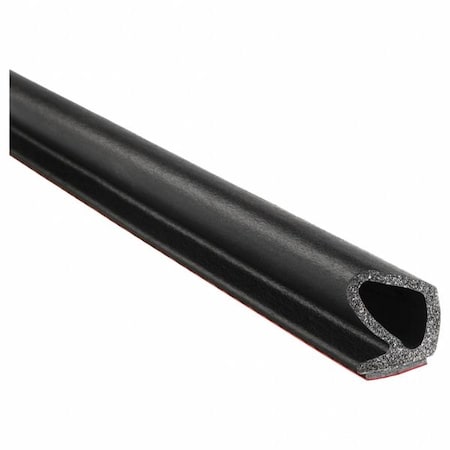 Seal, EPDM Rubber, Black, 100 ft L MPN:X1899BT-100
