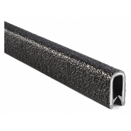 Trim Seal, PVC, Aluminum, 100 ft Length, 3/4 in Overall Width MPN:1350B2X1/4-100