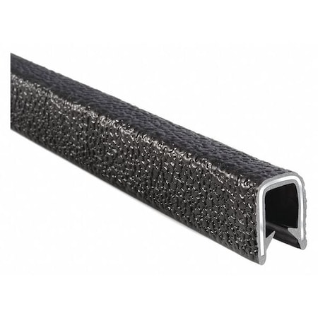 Trim Seal, PVC, Aluminum, 250 ft Length, 3/4 in Overall Width MPN:1350B2X1/4-250