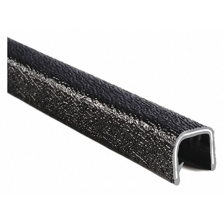 Trim Seal, PVC, Aluminum, 25 ft Length, 11/16 in Overall Width MPN:1375B3X1/2-25