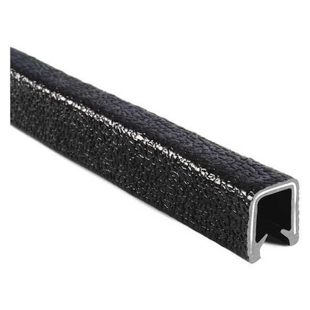 Edge Trim, PVC, Metal, 100 ft Length, 11/16 in Overall Width, Style: Edge Trim with Dual Grip Tongue MPN:1610SB3-343-100