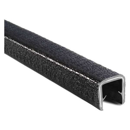 Edge Trim, PVC, Metal, 25 ft Length, 5/8 in Overall Width, Style: Edge Trim with Dual Grip Tongue MPN:1660SB3-349-25