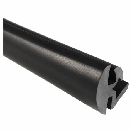 Locking Gasket, Black, EPDM, 100 ft L MPN:LK1663-100