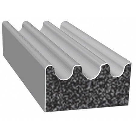 Rubber Seal, Ribbed, .063