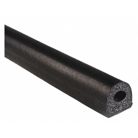 Rubber Seal, D-Shaped, 0.625