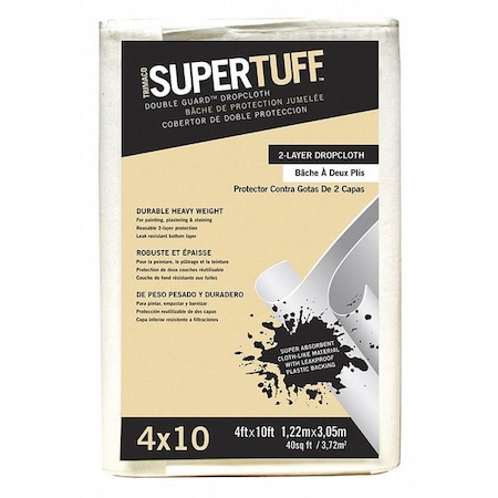 Drop Cloth, 10 ft. L x 4 ft. W MPN:02602