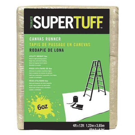 Premium Drop Cloth, 6oz 4'x12' MPN:56707
