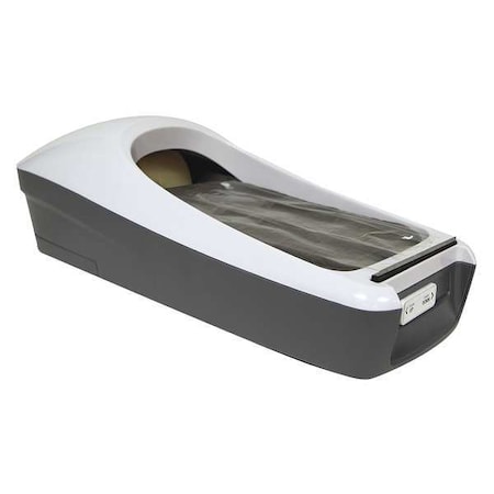 Shoe/Boot Cover Dispenser, Recycled Plastic, Black/White, 11 3/4 in MPN:54710