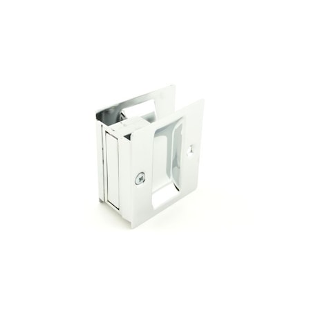 Passage Pocket Door Lock Square Cutout Bright Chrome MPN:1064.625