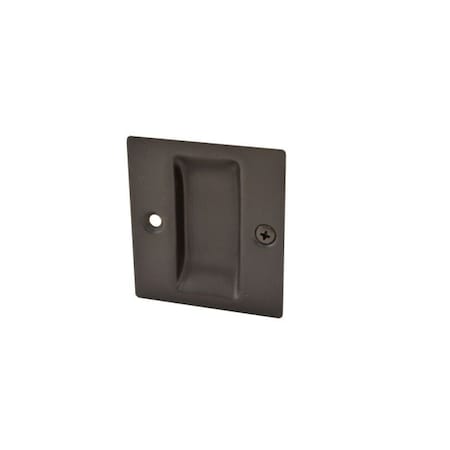 Flush Cup Pocket Door Pull Dark Bronze Powder Coat MPN:1064FCP.613