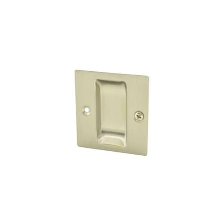 Flush Cup Pocket Door Pull Satin Nickel MPN:1064FCP.619