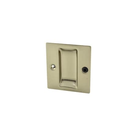 Flush Cup Pocket Door Pull Antique Nickel MPN:1064FCP.620