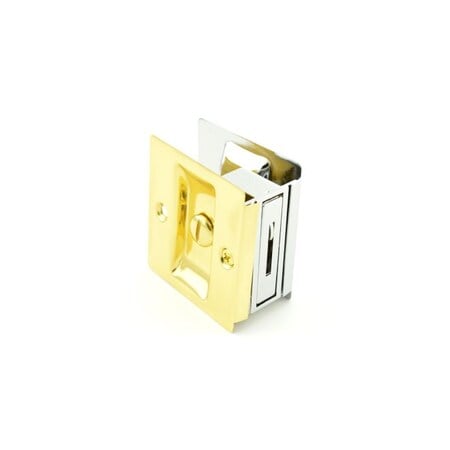 Privacy Pocket Door Lock Square Cutout for 1-3/8