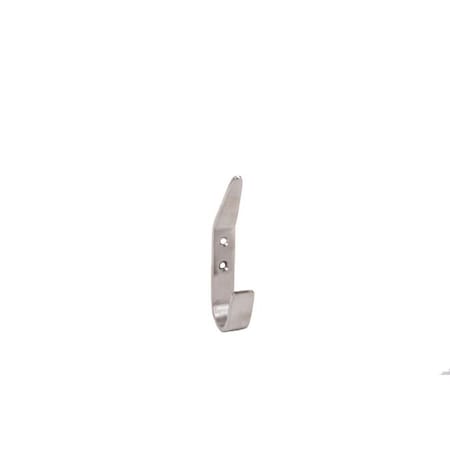 Coat Hook Satin Chrome 5-1/2