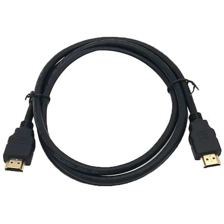 HDMI Cable, High Speed, PVC, Black, 3 ft MPN:HDMI-HS-3BK