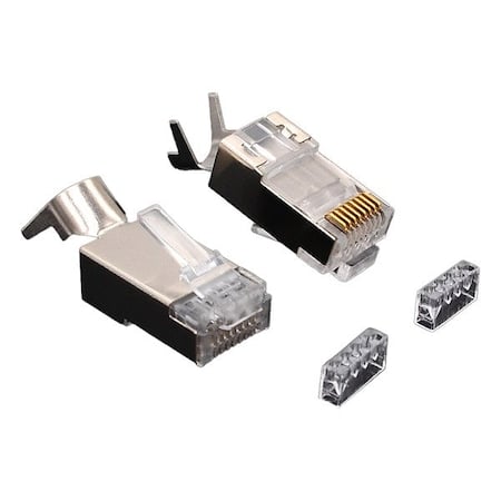 High Speed, Pass-Thru Connector, PK 100 MPN:CAT7-HSPJAR