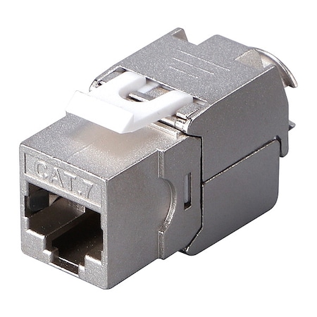 Shielded Metal Connector, White MPN:CAT7-KJSWH